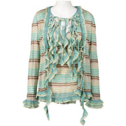 Missoni Turquoise Two Piece Co-ord Set - IT46.