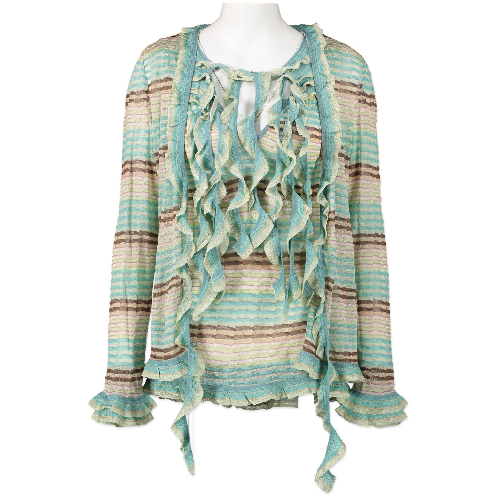 Missoni Turquoise Two Piece Co-ord Set - IT46.