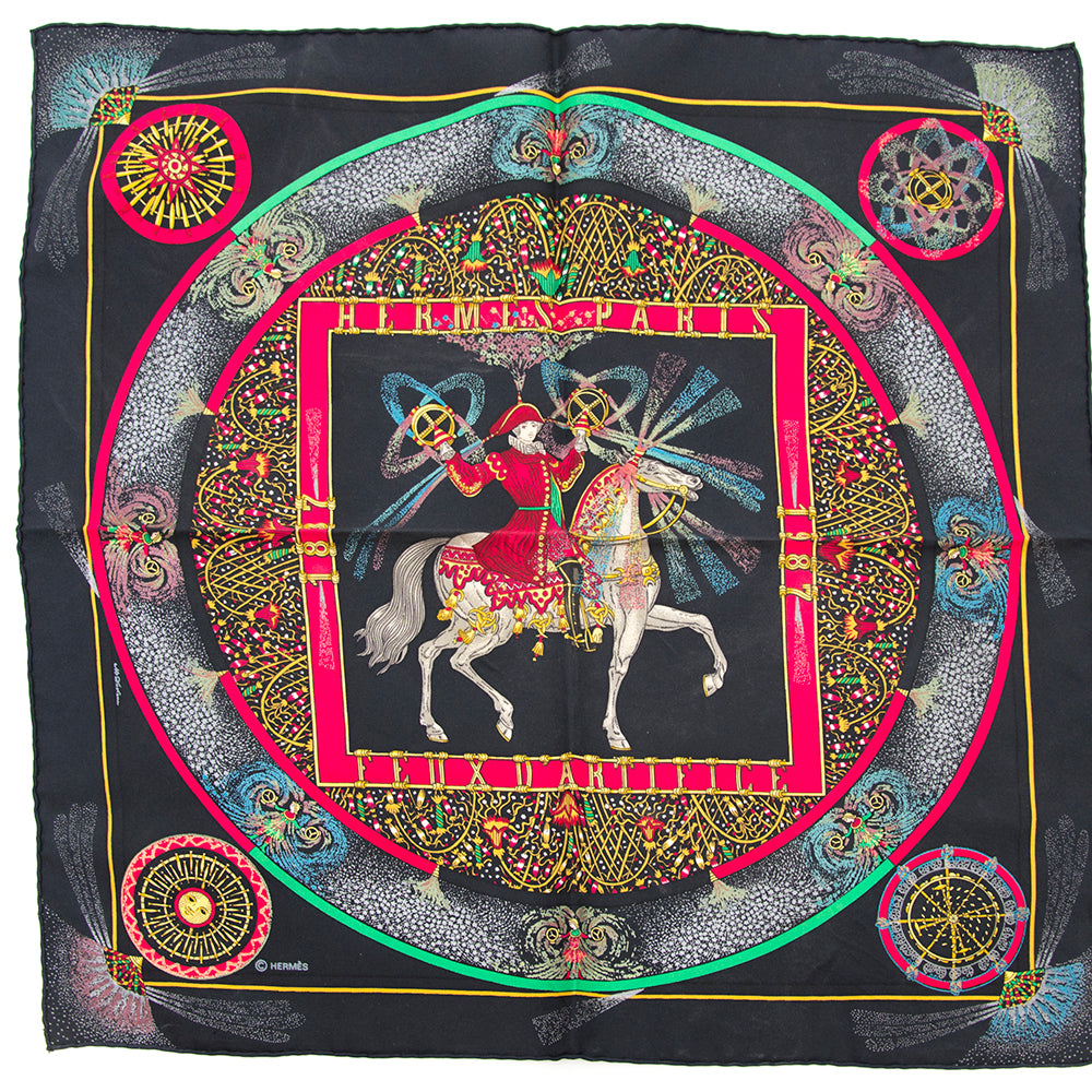 Buy vintage Hermès Mini Carré 'Feux D'Artifice' Scarf for the best price at Labellov webshop. Safe and secure online shopping with 100% authenticity.