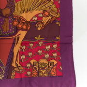 Silk scarf Hermès carré de soie 'art des steppes' on Labellov secondhand