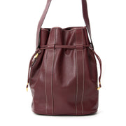 Emanuel Ungaro Burgundy Leather Bag, buy it on Labellov, an online platfom for luxury goods