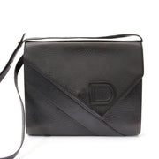 Delvaux Vintage Black Shoulder Bag With Unique V Shaped Flap Closure, For designer brands such as Louis Vuitton, Hermes, Chanel, Delvaux and many more, visit the online platform Labellov. The website offers a safe and secure platform to sell and buy new o