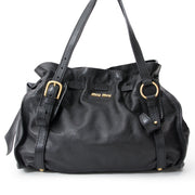 Miu Miu Black Vitello Lux Peggy Bow Satchel Bag, Labellov offers a wide selection of new and preloved luxury handbag. Visit the platform for a safe and secure shopping experience