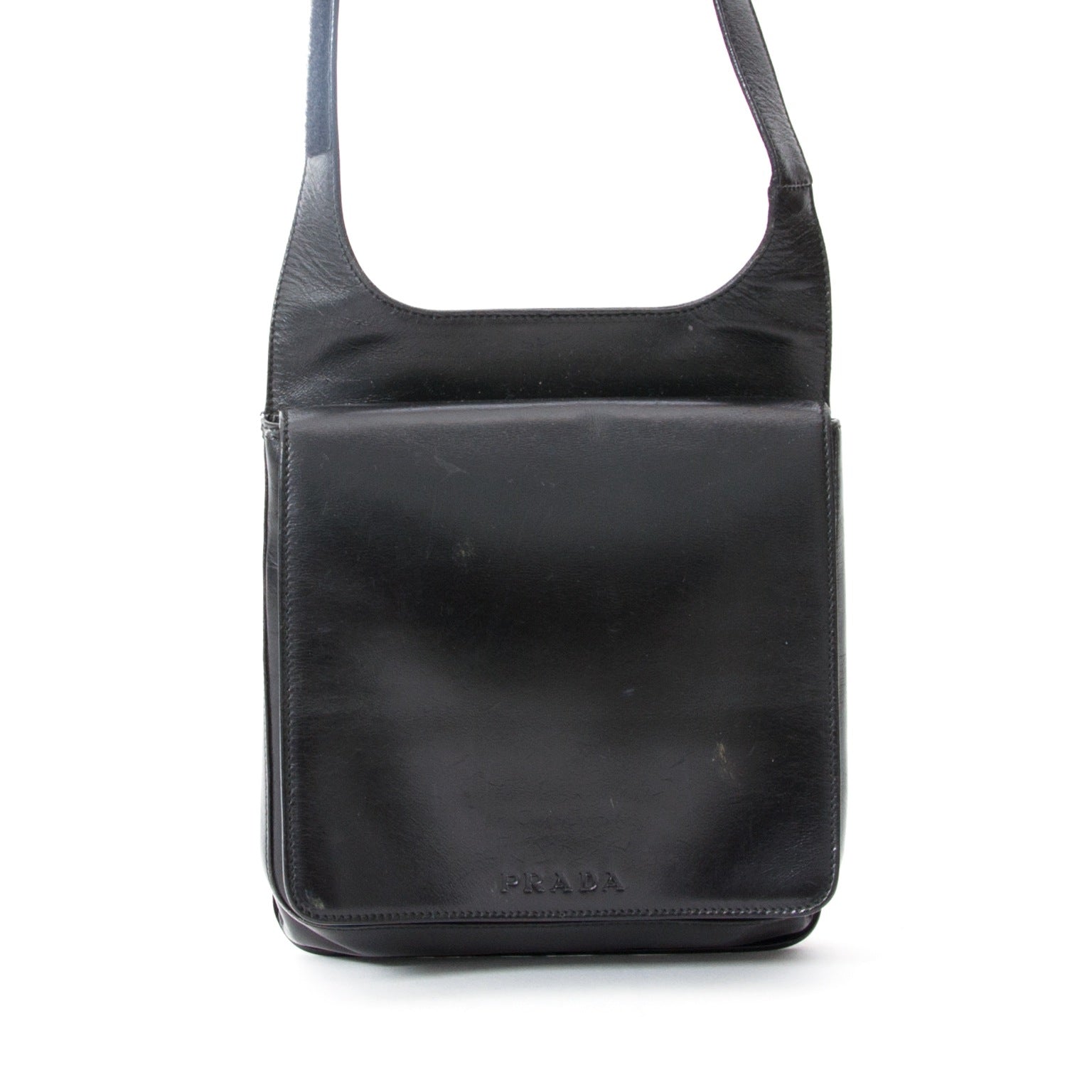 Prada Black Vintage Leather Cross-Body Bag, Labellov offers a wide selection of new and preloved luxury handbag. Visit the platform for a safe and secure shopping experience
