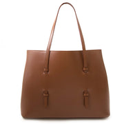 alaïa brown leather tote now for sale at labellov vintage fashion webshop belgium