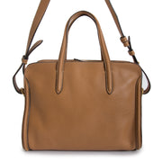 koop veilig Alexander McQueen Medium Camel Padlock Satchel Bag aan goede prijs bij Labellov in Antwerpen