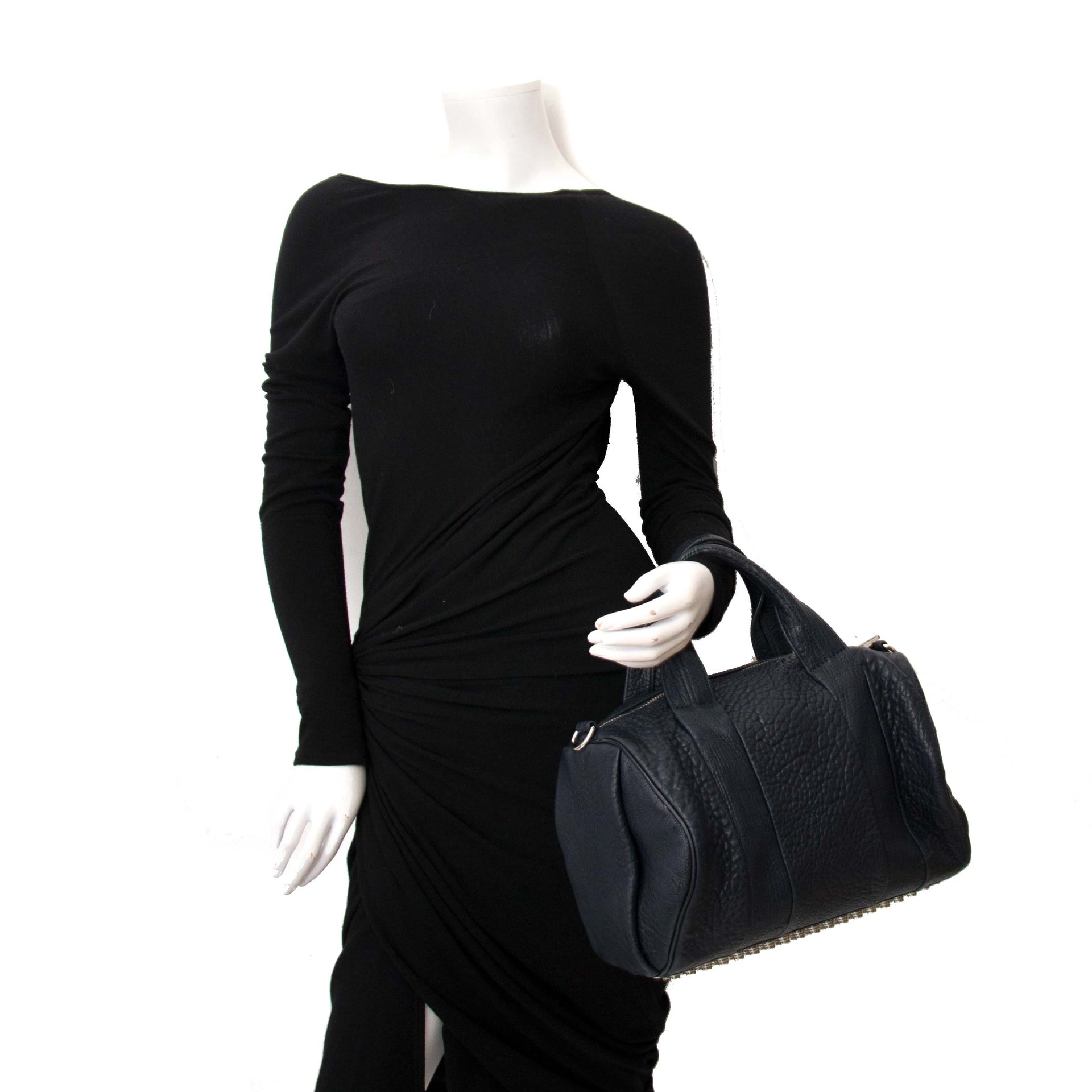 koop online aan de beste prijs jou tweedehands Alexander Wang Black Rocco Duffel Bag