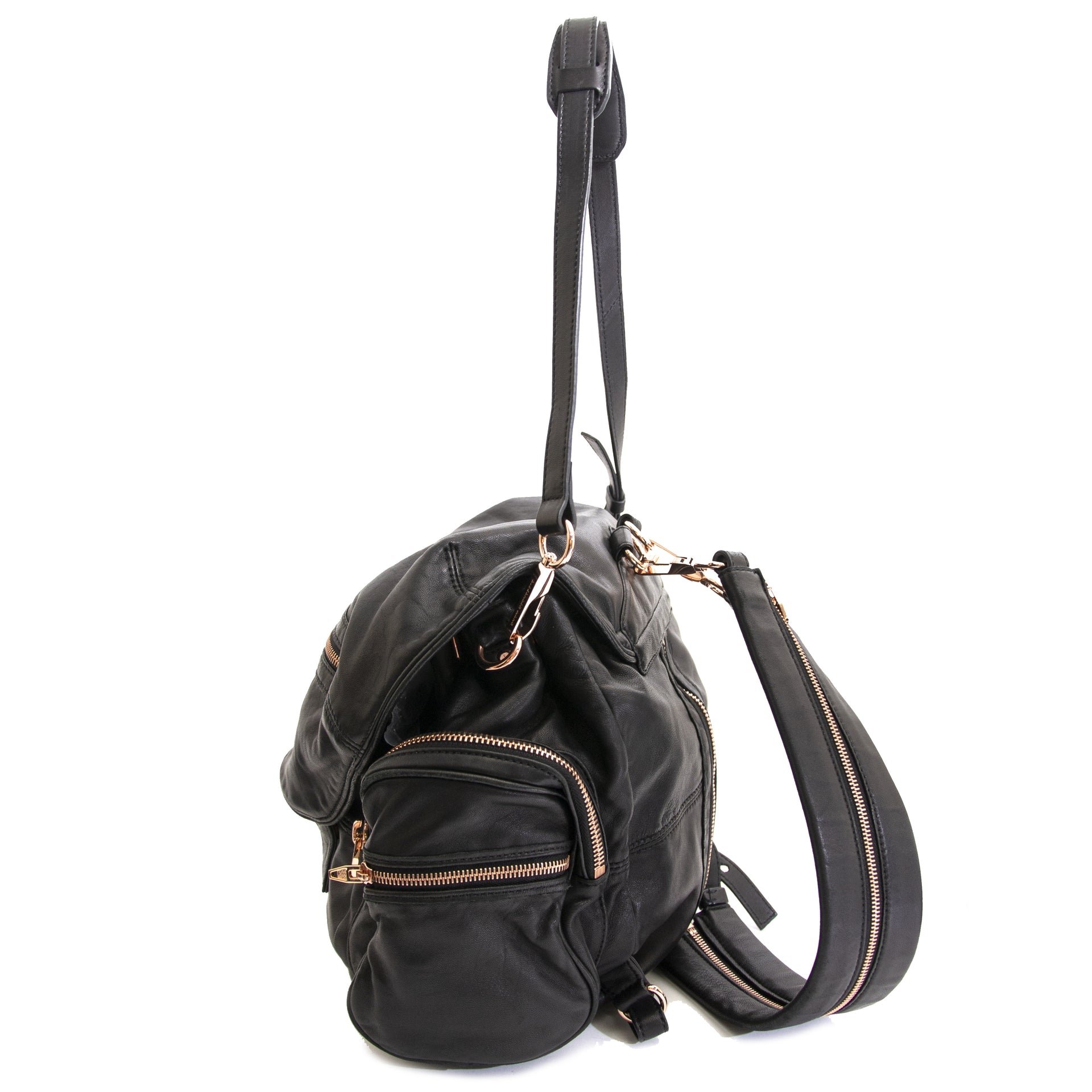 Authentique seconde main Alexander Wang Marti Backpack Rose Gold Zipper achète en ligne LabelLOV