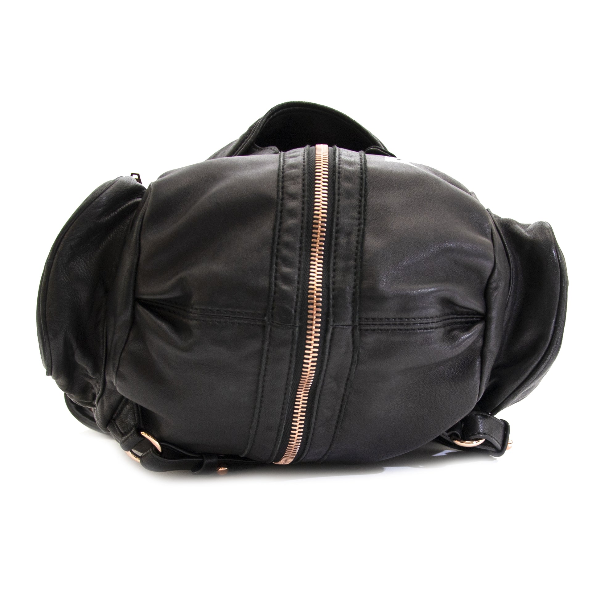 Authentieke tweedehands Alexander Wang Marti Backpack Rose Gold Zipper koop online LabelLOV