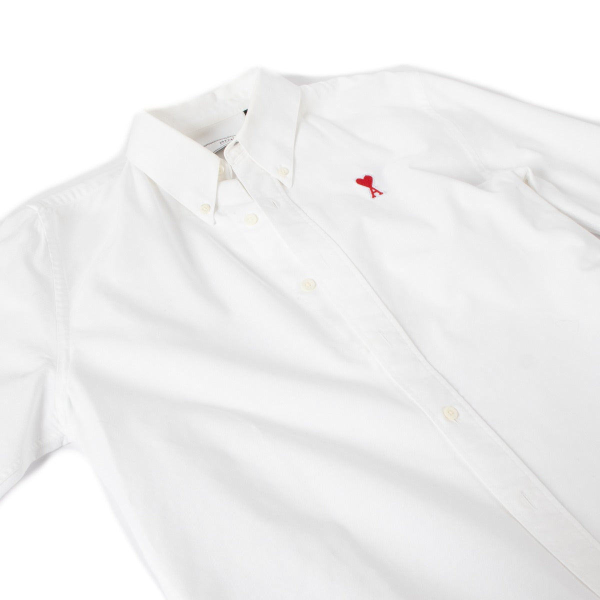 Chemise AMI Paris en popeline de coton blanc - Taille FR 40