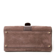 Delvaux Brillant MM Dark Brown Nubuck GHW veilig online shoppen webshop Antwerpen België LabelLOV designer merken luxemerken luxetassen tassen handtassen mode stijl