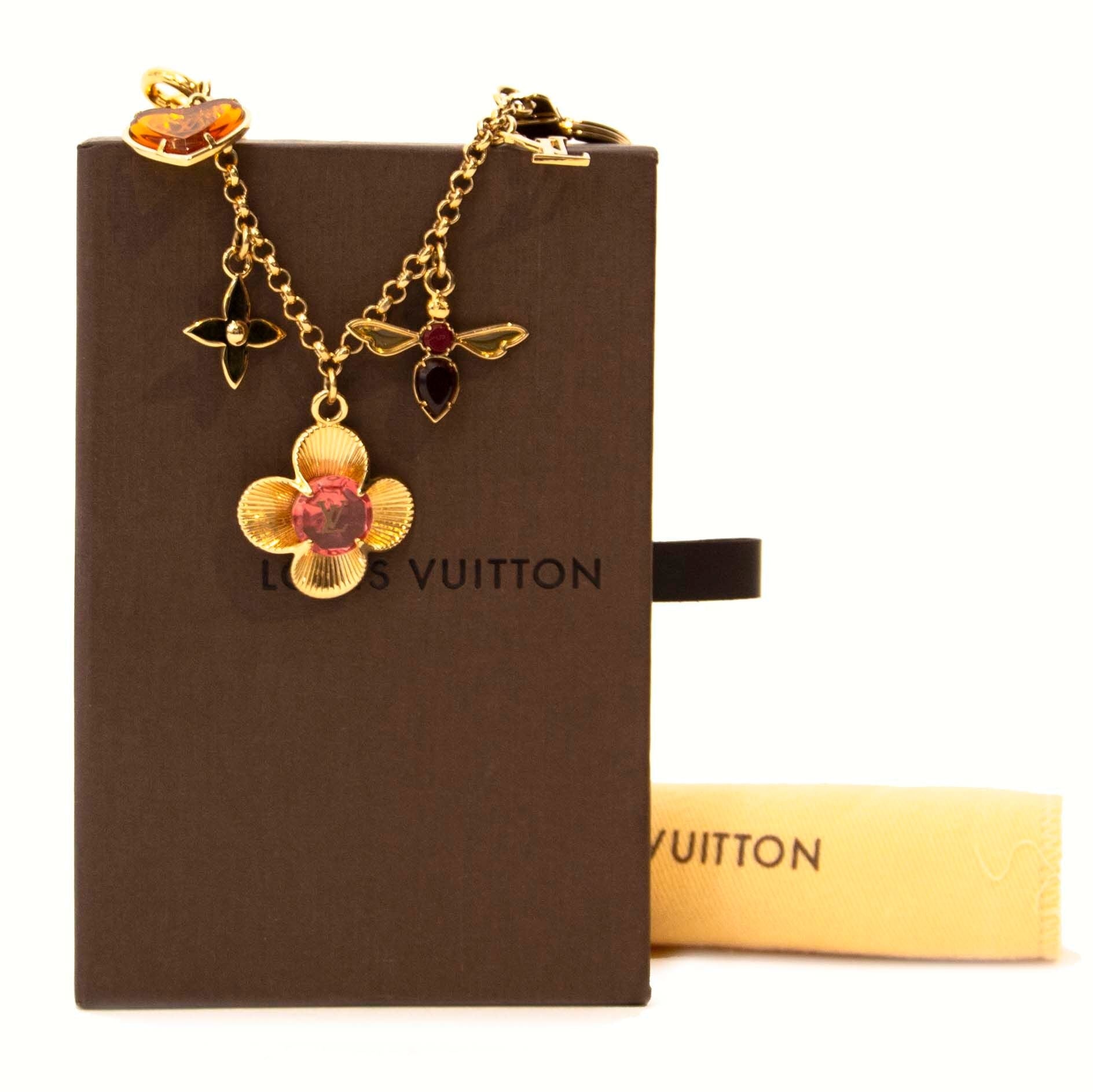 Louis Vuitton Blooming Flowers Chain Bag Charm and Key Holder