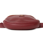 shop safe online secondhand Delvaux Dark Red Belt Bag