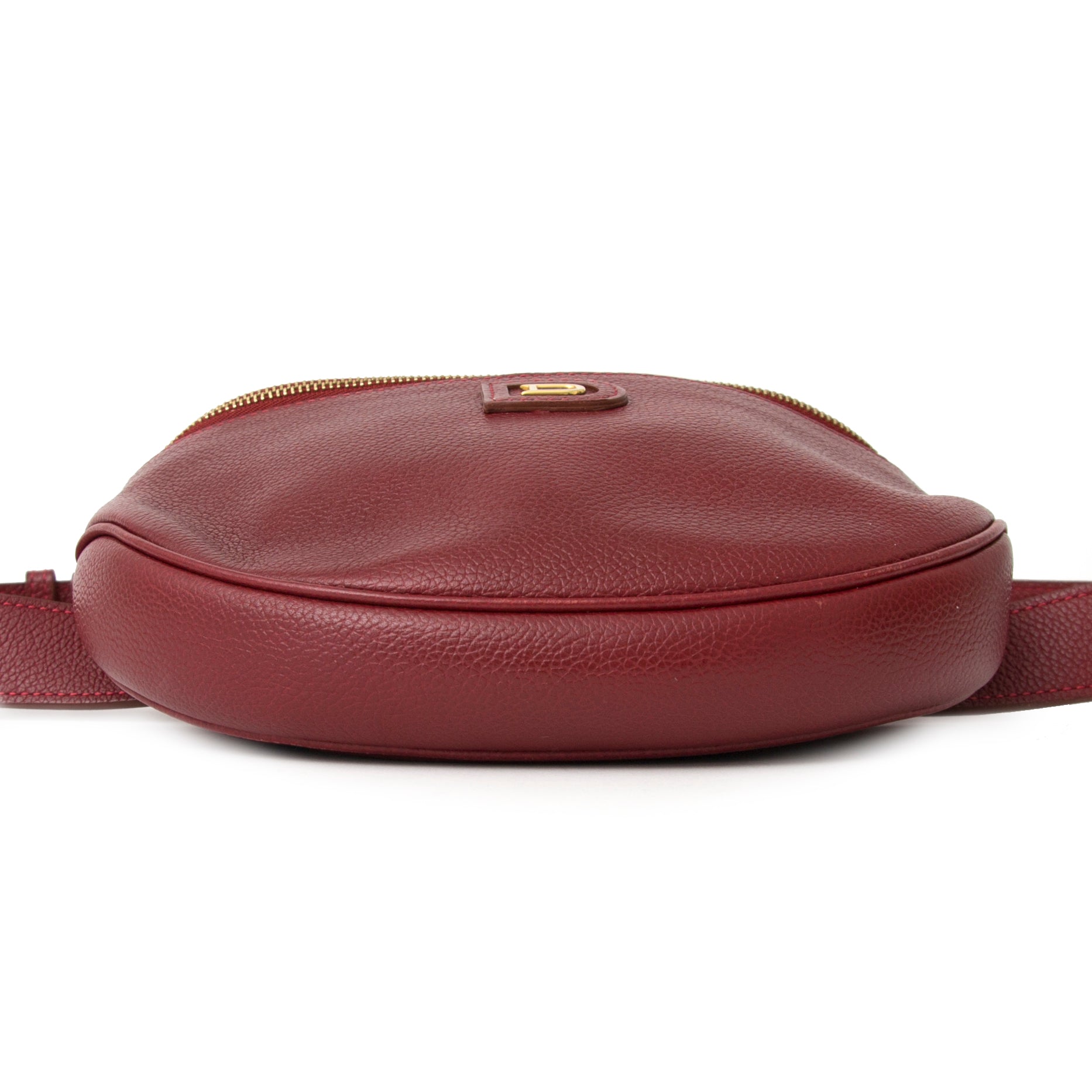 shop safe online secondhand Delvaux Dark Red Belt Bag