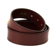 Cartier Bordeaux Leather Belt - Size 66-74 now for sale at labellov vintage fashion webshop belgium