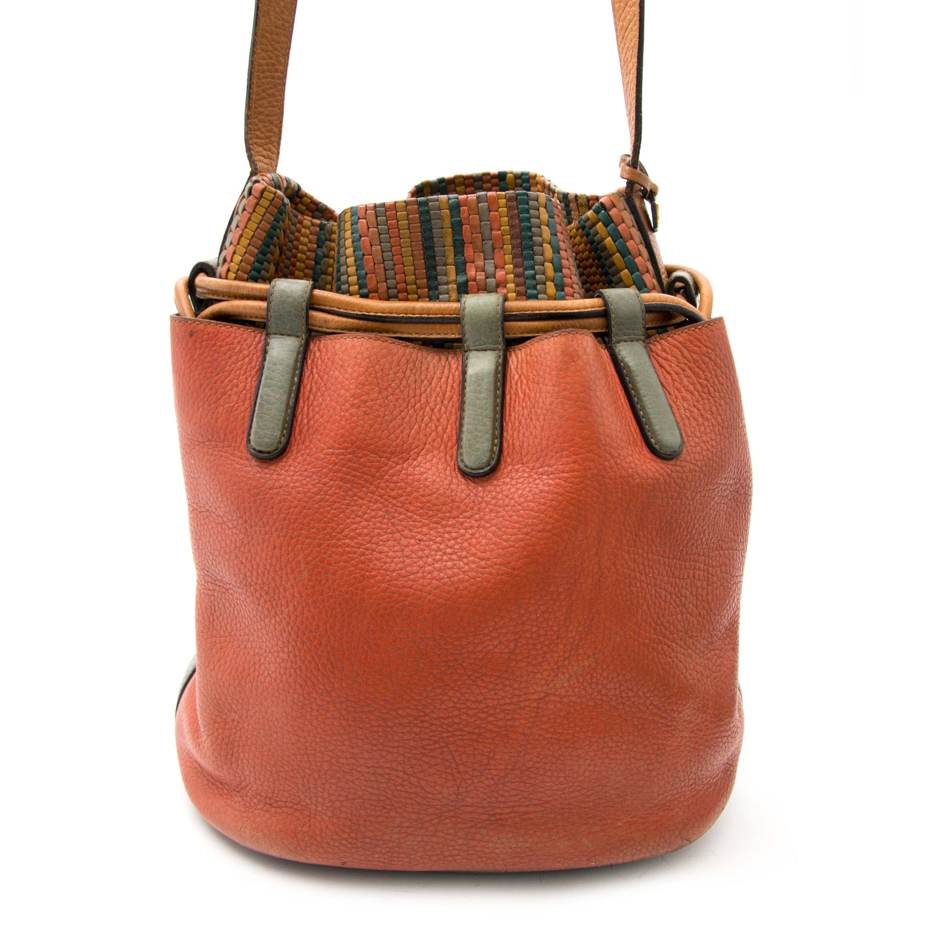 Buy online preloved Delvaux multicolor bucket bag
