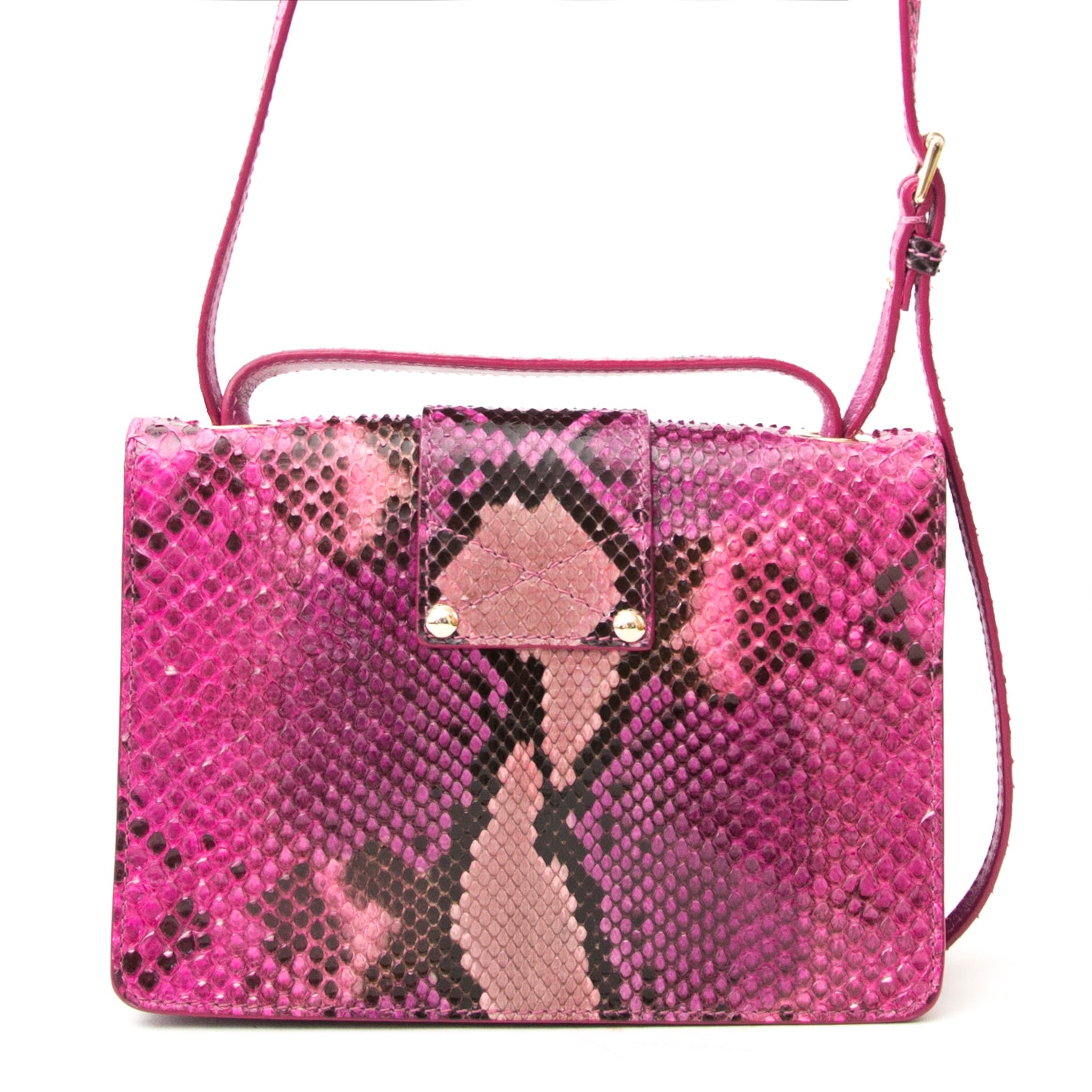 koop veilig online aan de beste prijs Jimmy Choo Python Mini Rebel Bag