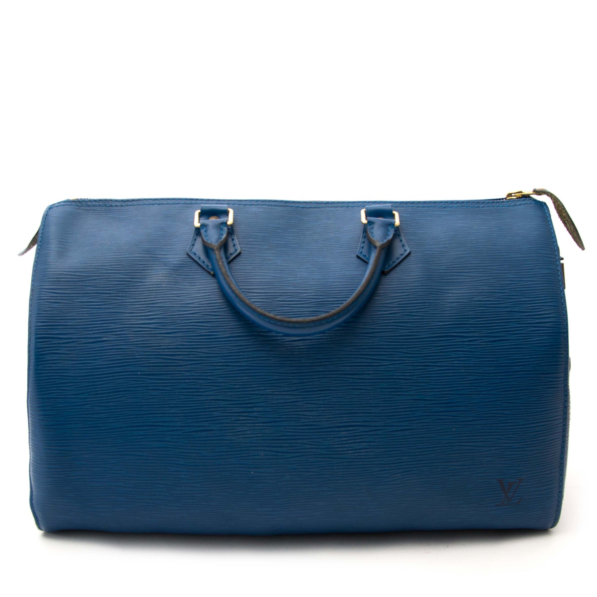 Louis Vuitton Epi Petrol Blue Speedy