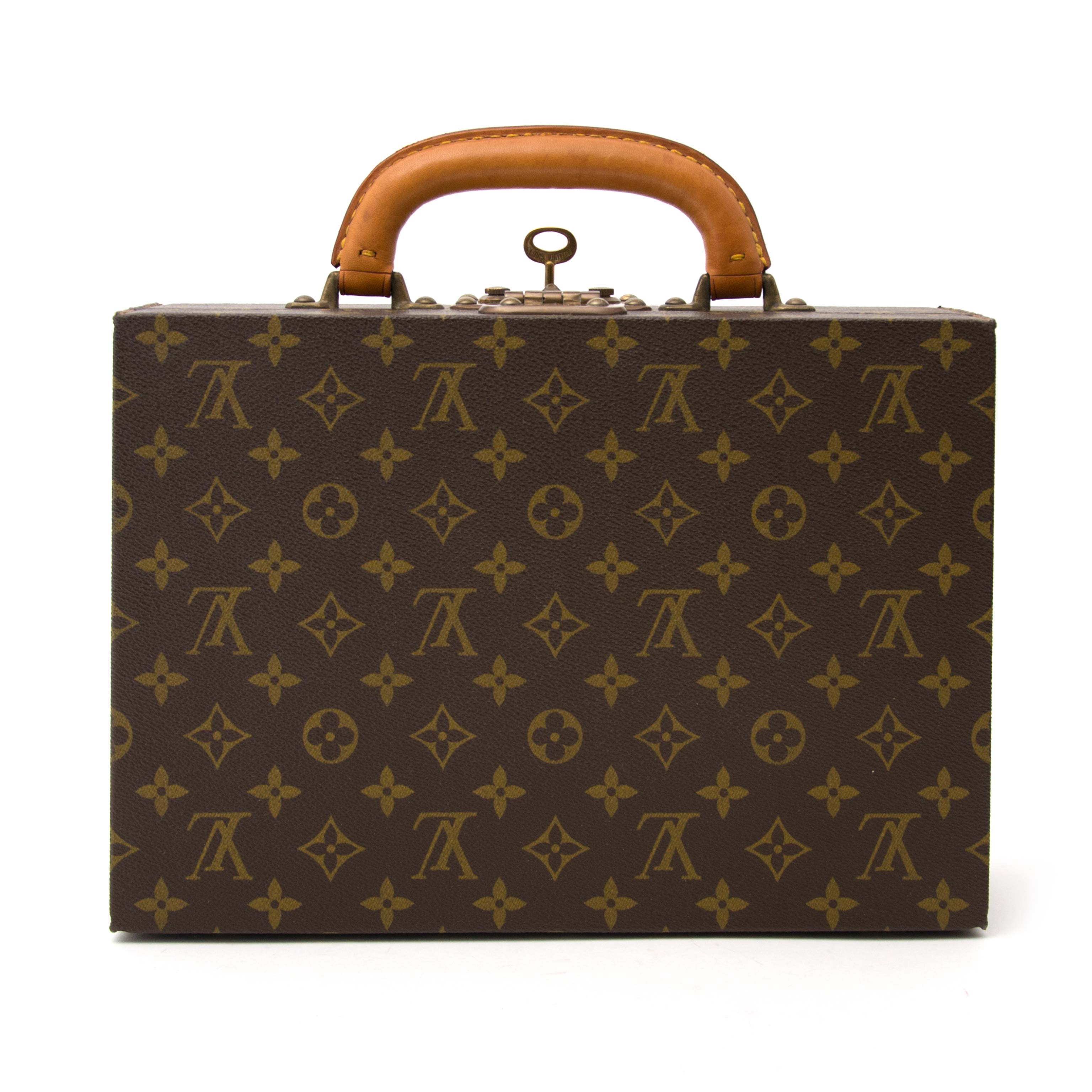Vintage Louis Vuitton Monogram Jewellery Case Trunk M47140 – Labellov