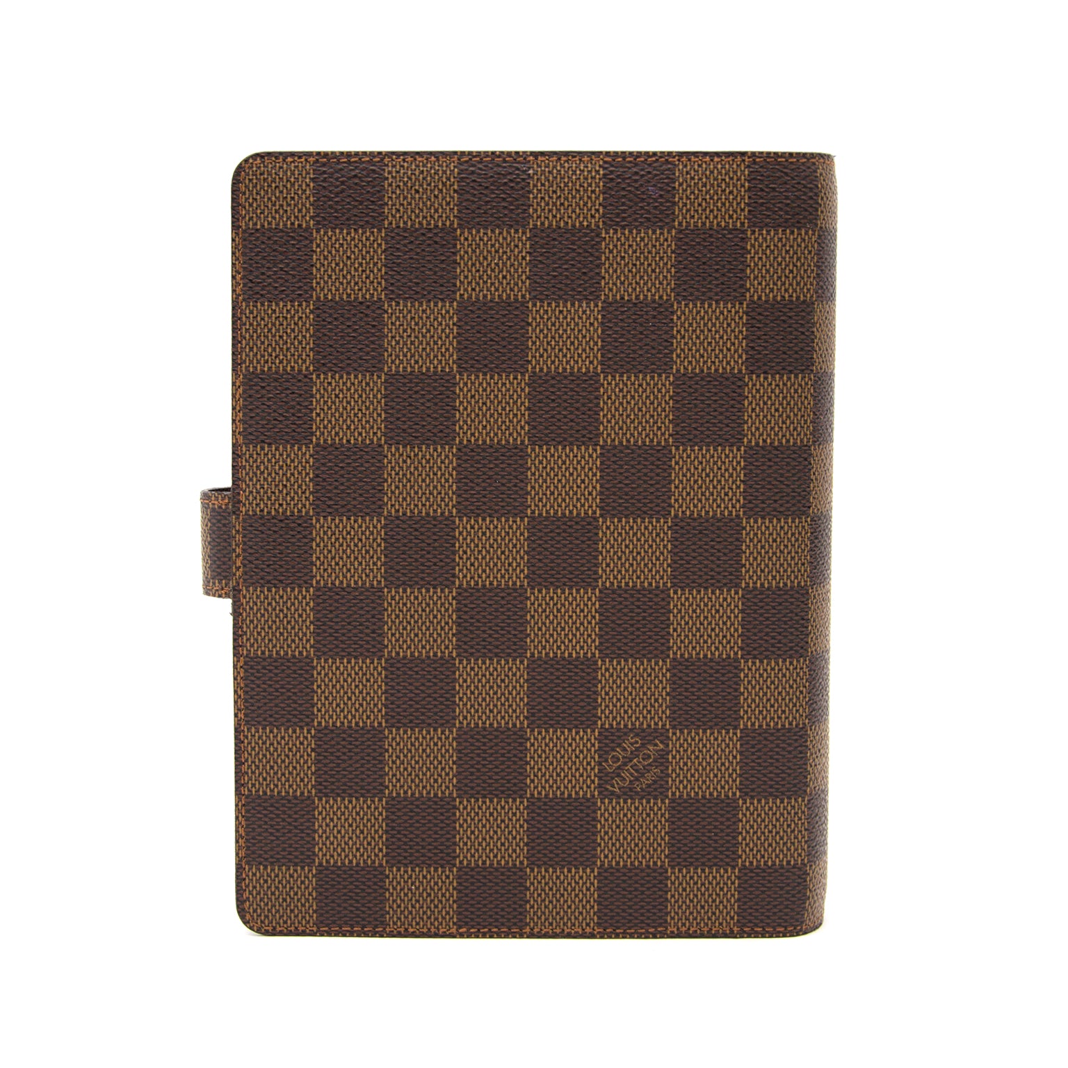 Koop uw authentieke Louis Vuitton Damier Ebene Agenda MM aan de beste prijs online