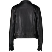 Saint Laurent Black Lamb Leather Jacket available online at Labellov secondhand luxury