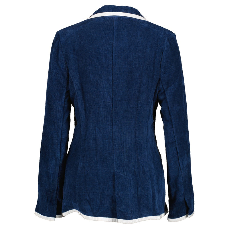 Baindoux blauw badstof jasje