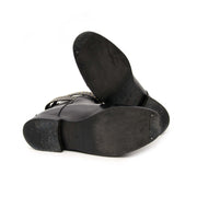 skip the waitinglist shop your Balenciaga Black Studded Ankle Strap Boots online at the best price