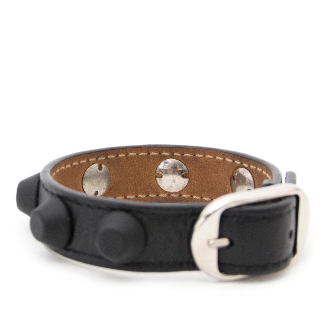 Balenciaga Black Studded Bracelette luxury webshop online and boutique antwerp