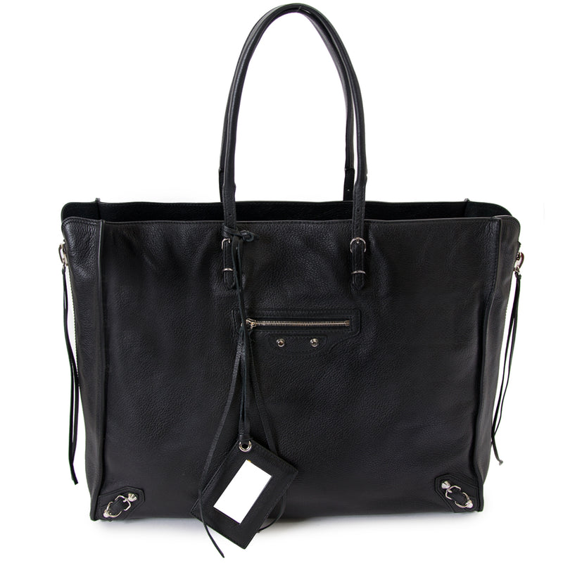 Balenciaga Black Papier A4 Tote now for sale at labellov vintage fashion webshop belgium