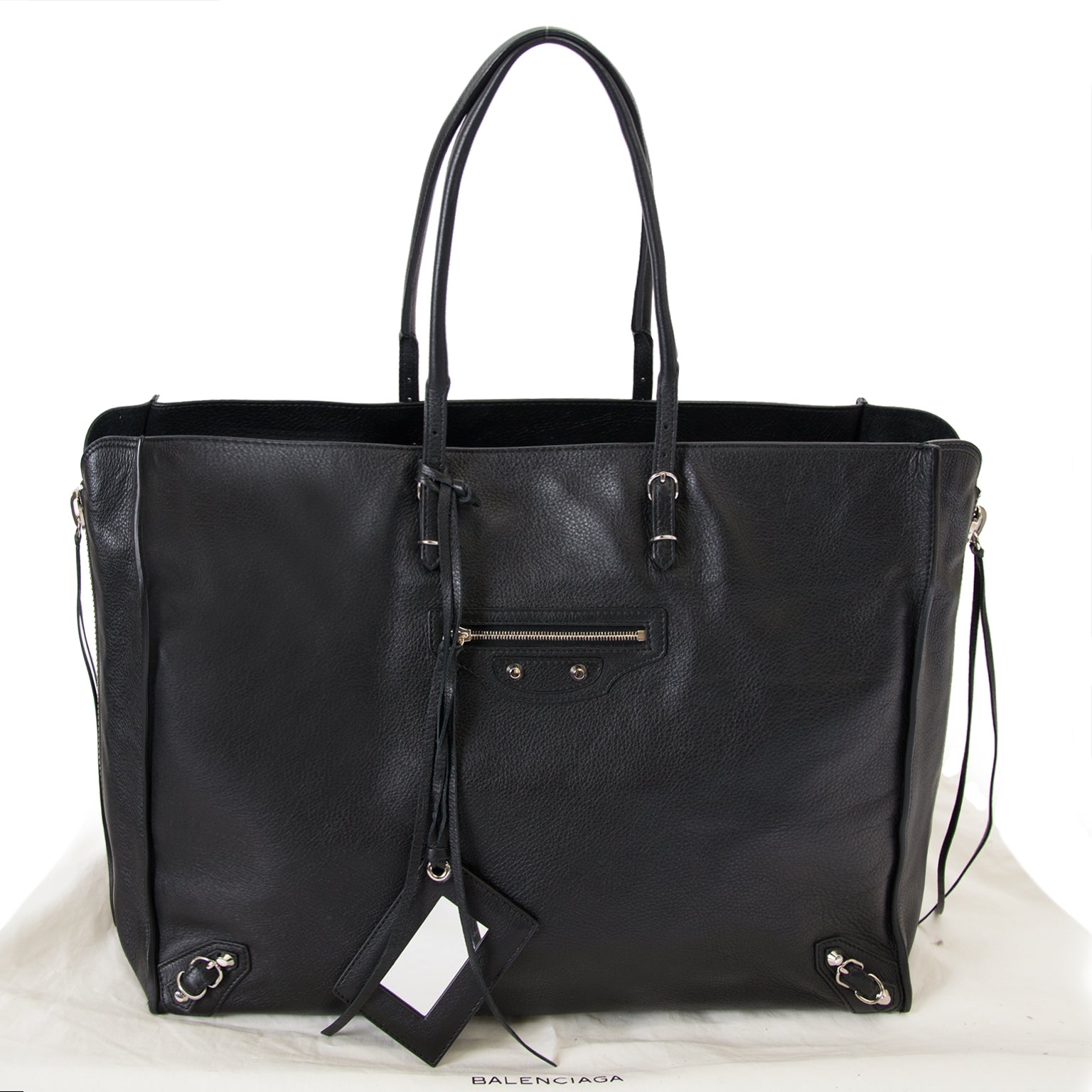 Balenciaga Black Papier A4 Tote now for sale at labellov vintage fashion webshop belgium