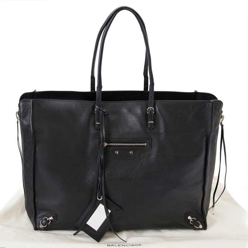 Balenciaga Black Papier A4 Tote now for sale at labellov vintage fashion webshop belgium
