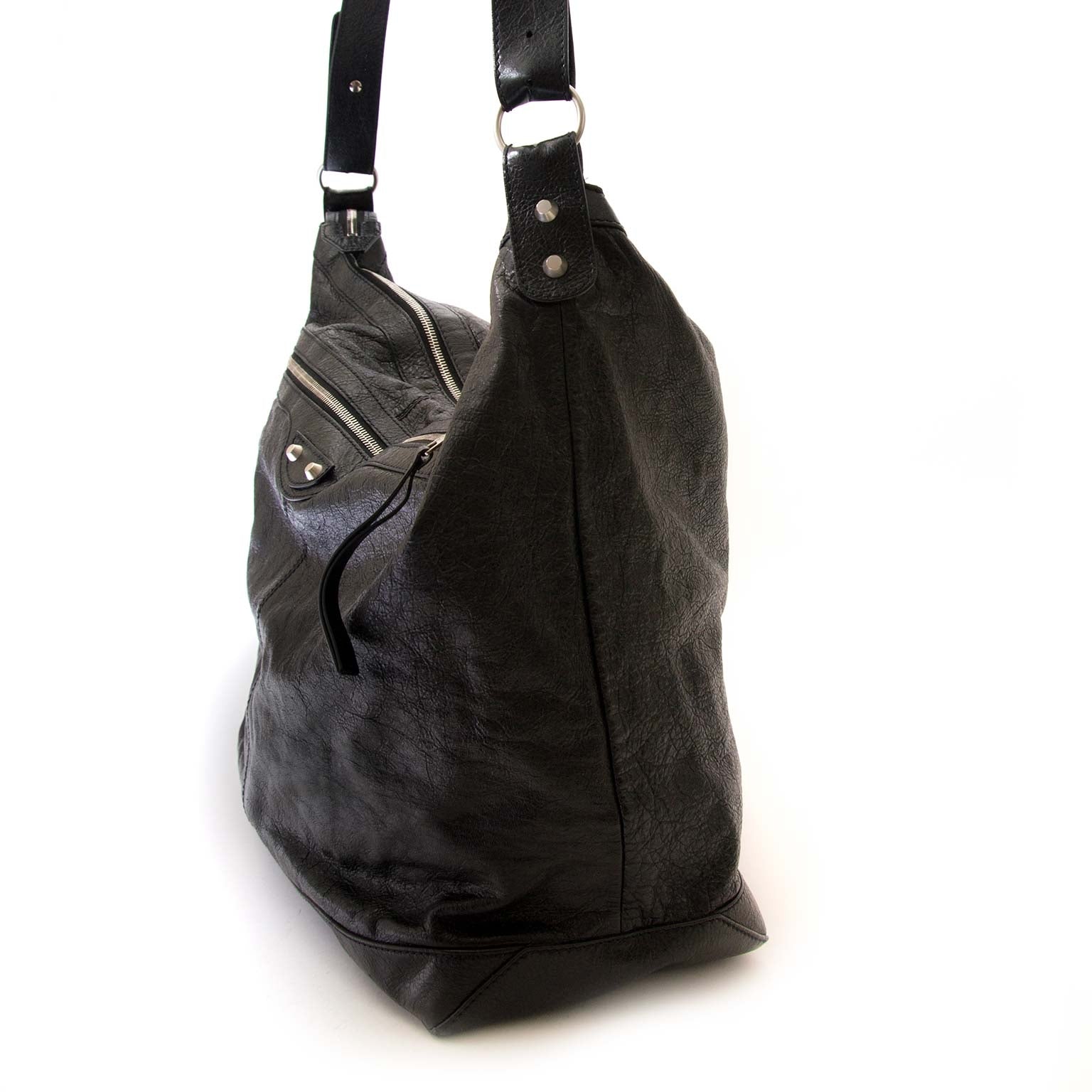 balenciaga agneau courier cigare fonce arena bag now for sale at labellov vintage fashion webshop belgium