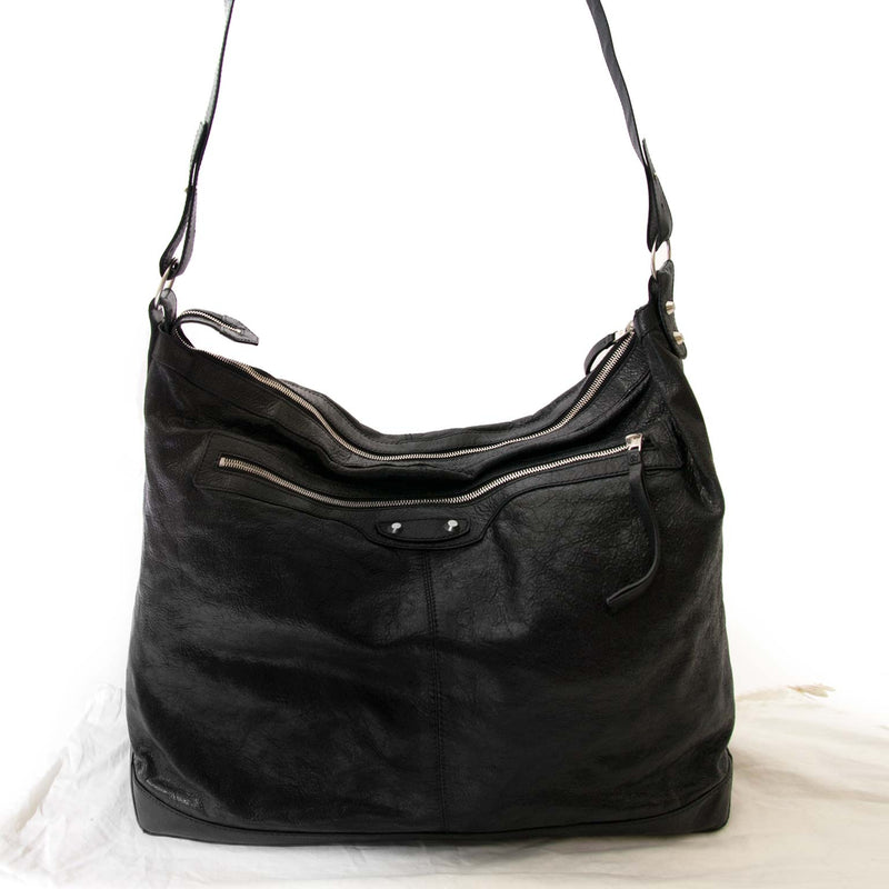 balenciaga agneau courier cigare fonce arena bag now for sale at labellov vintage fashion webshop belgium