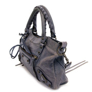 seconde main Balenciaga Blue Leather Classic First Bag en vendre chez labellov anvers au meilleur prix