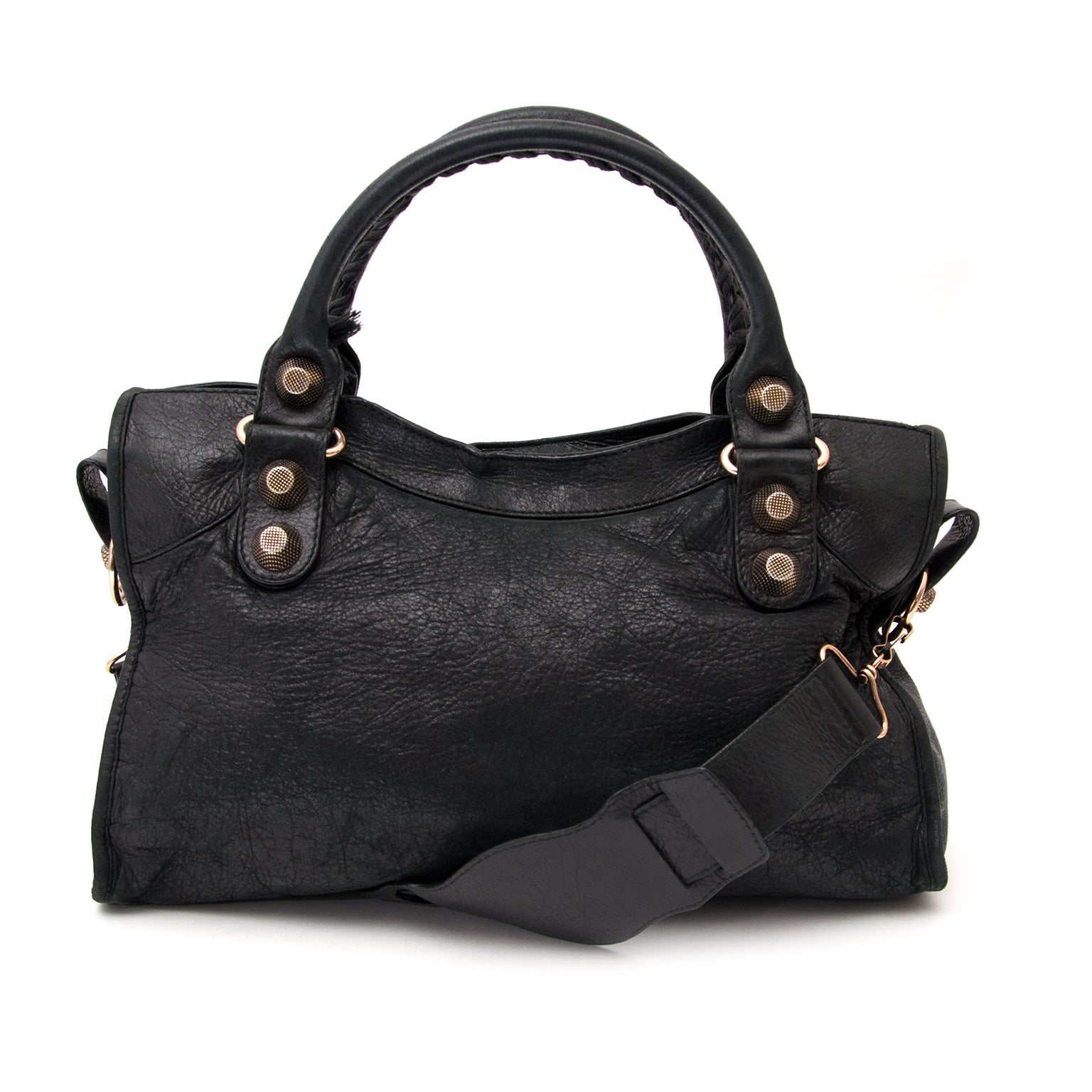 acheter en ligne pour le meilleur prix sac a main balenciaga black city ghw