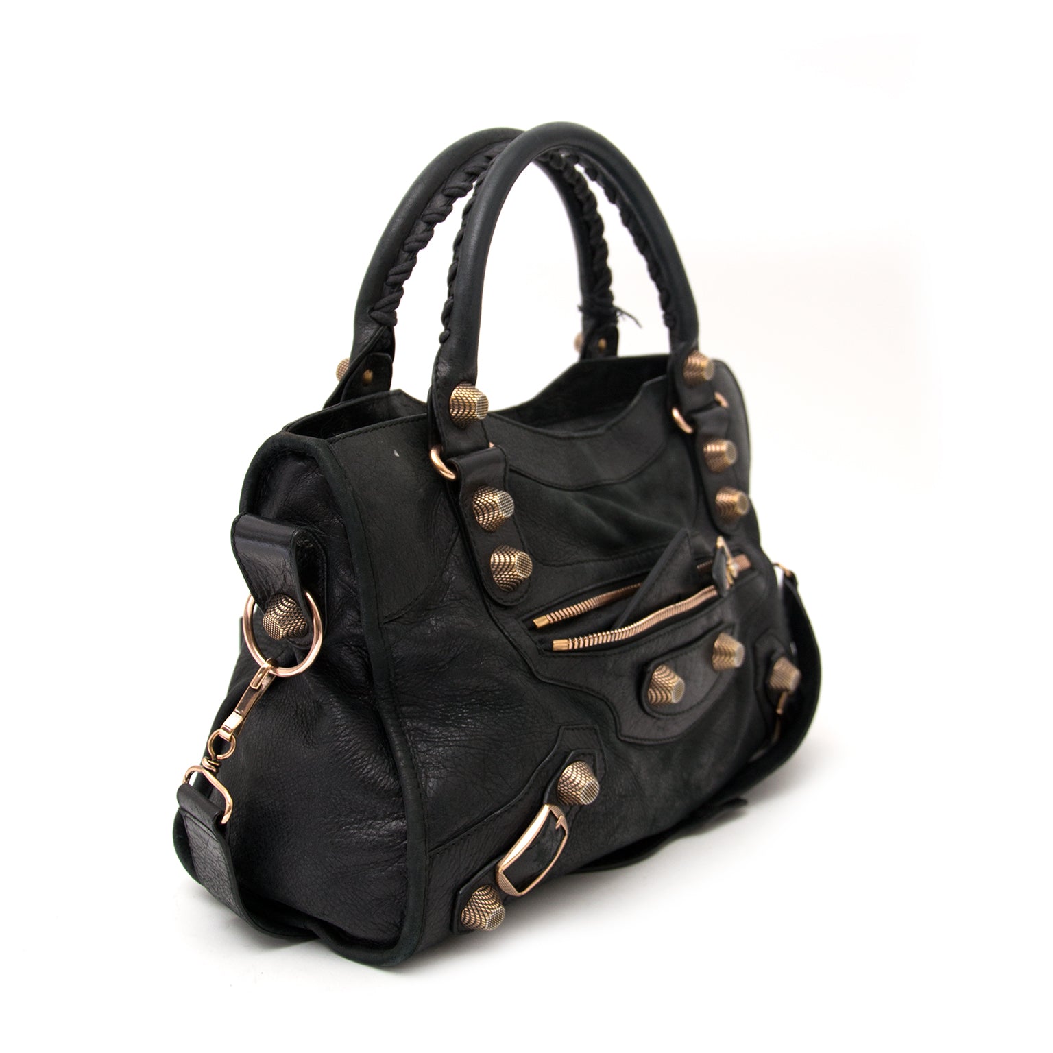Balenciaga Black City Bag for the best price online worldwide shipping