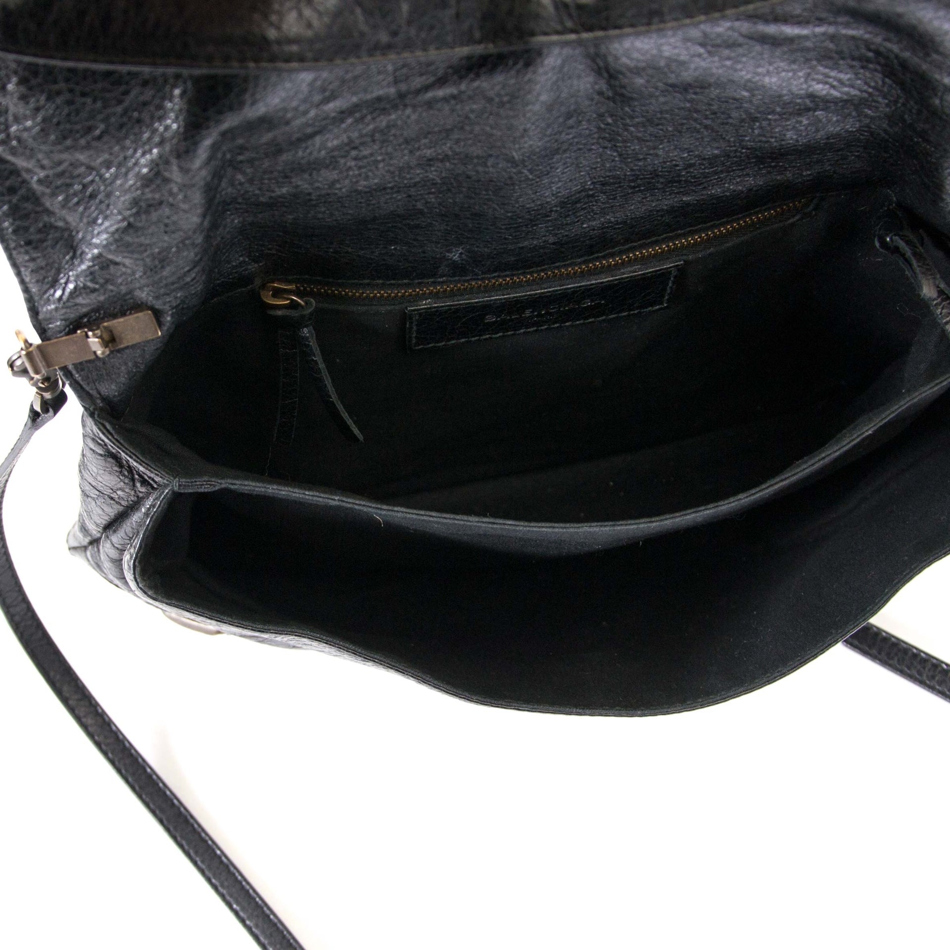 Balenciaga Classic Motocross Envelope Clutch inside te koop