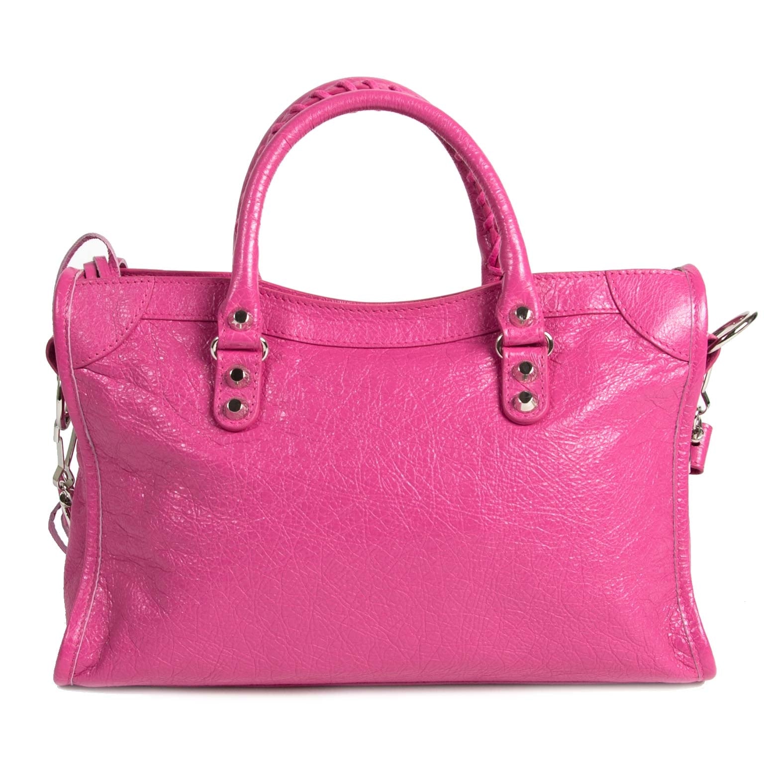 Balenciaga City S Rose Flamingo Agneau Leather for sale online at Labellov