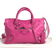 Balenciaga City S Rose Flamingo Agneau Leather te koop online