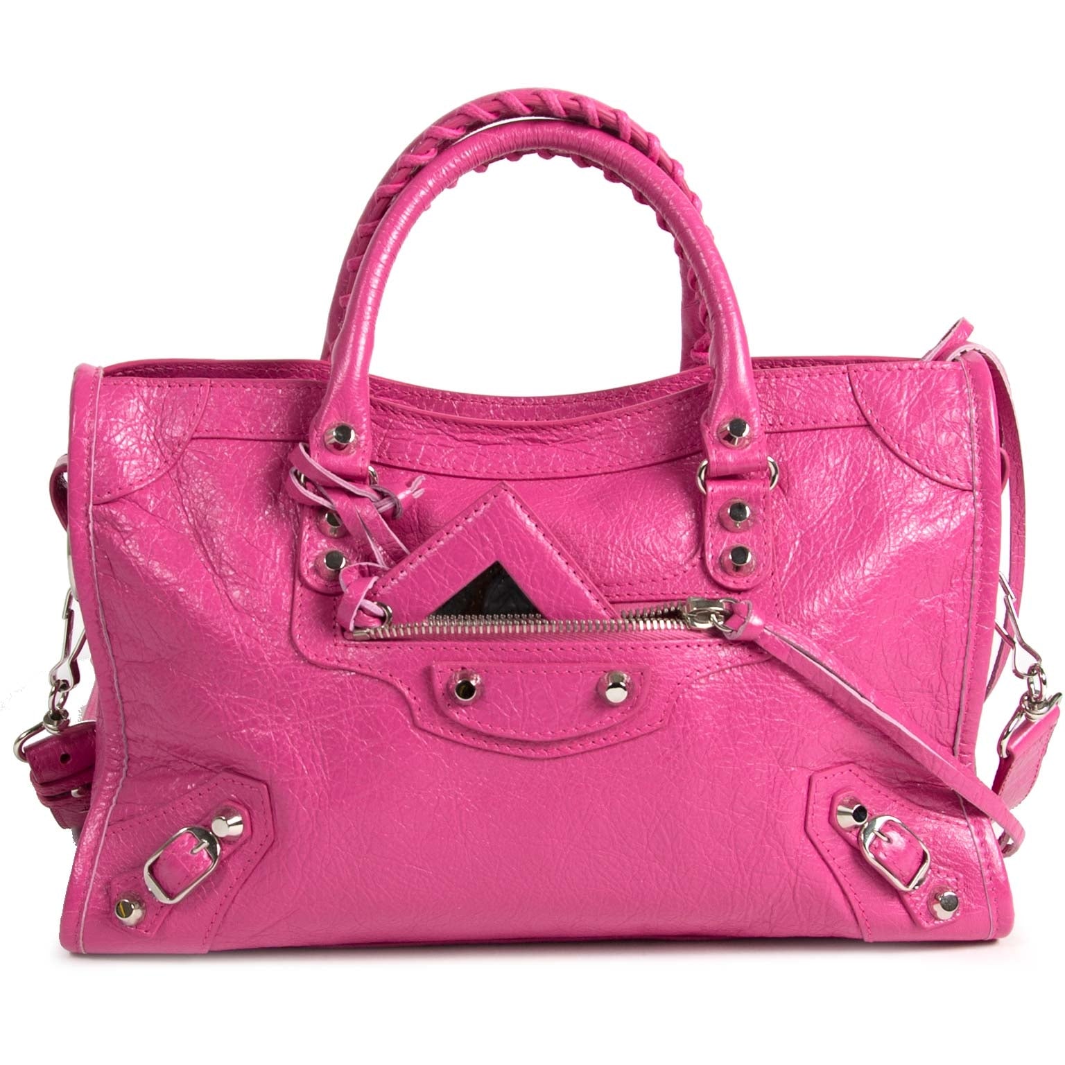 Balenciaga City S Rose Flamingo Agneau Leather kopen en verkopen aan de beste prijs