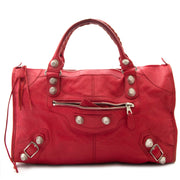 Balenciaga Coquelicot Red Giant Work Bag te koop