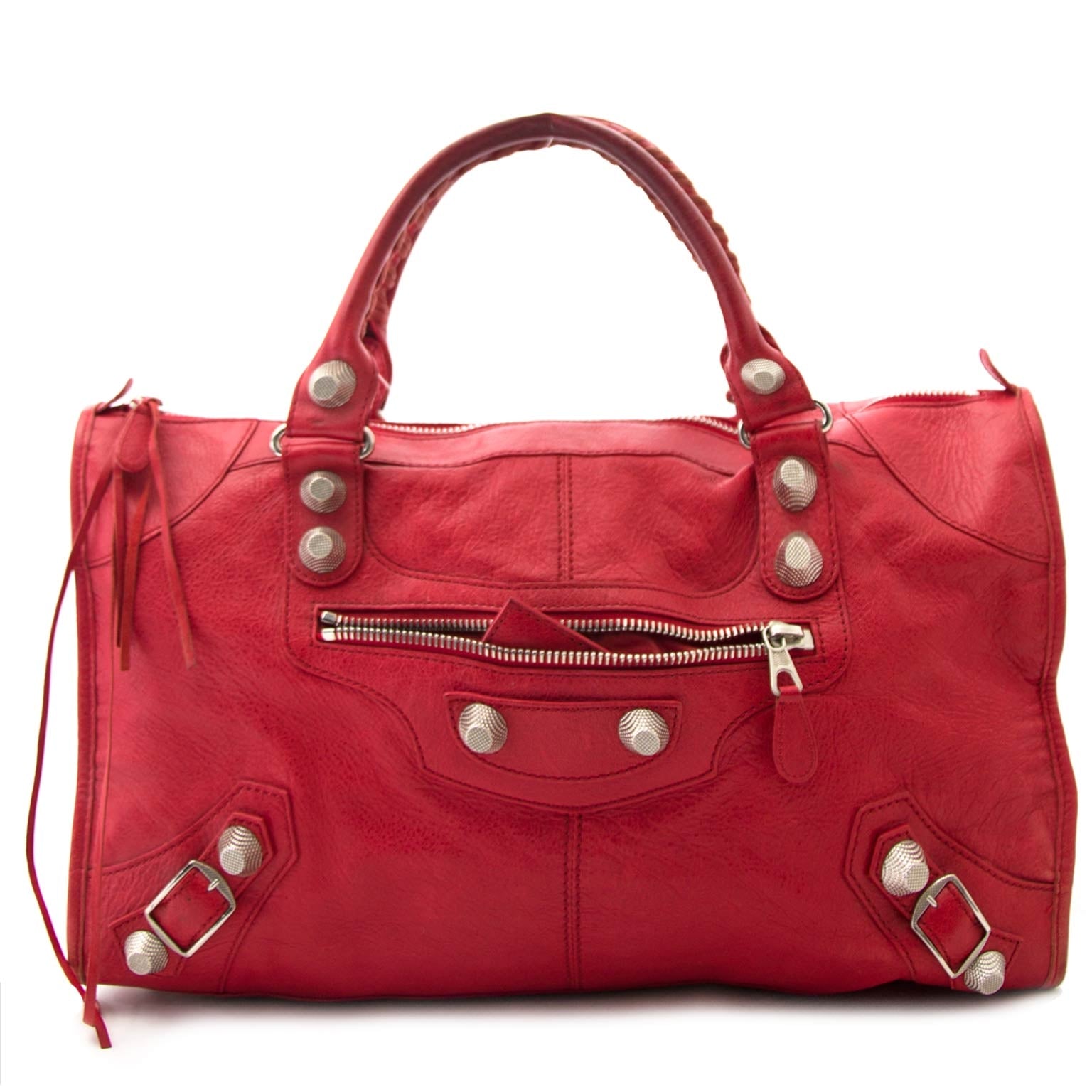 Balenciaga Coquelicot Red Giant Work Bag te koop