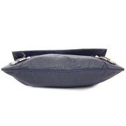 Balenciaga Blue Classic Motocross Envelope Clutch now for sale at labellov vintage fashion webshop belgium