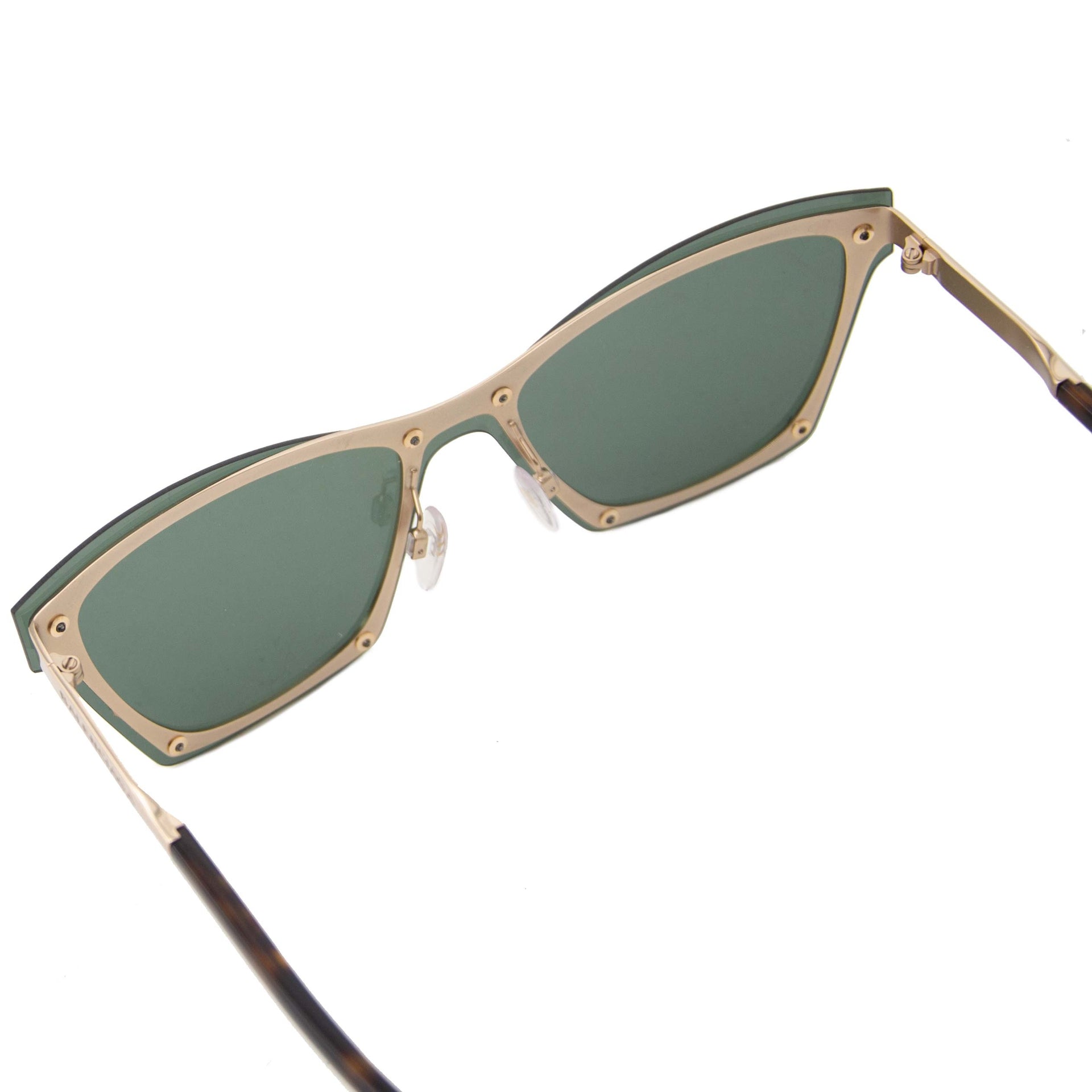 koop veilig online tegen de beste prijs Balenciaga Black Metal Sunglasses