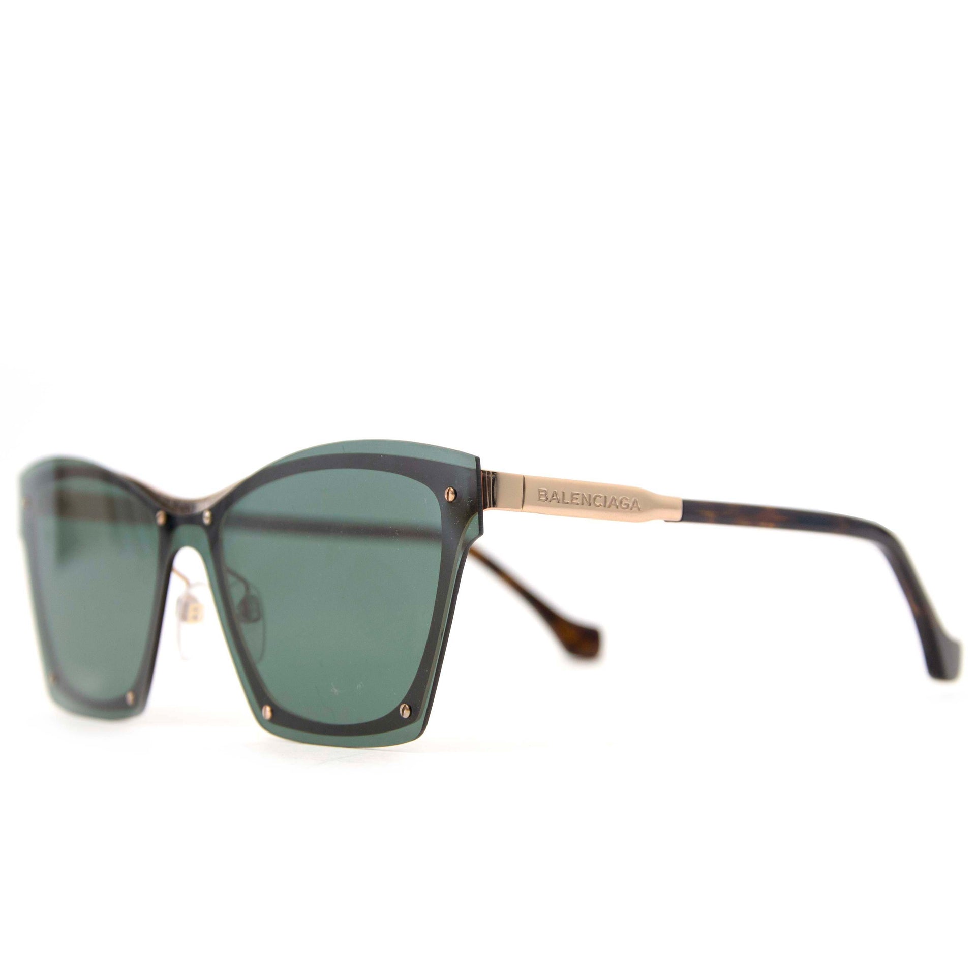 acheter en ligne pour le meilleur prix Balenciaga Black Metal Sunglasses