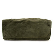 balenciaga khaki suede city weekender bag now for sale at labellov vintage fashion webshop belgium