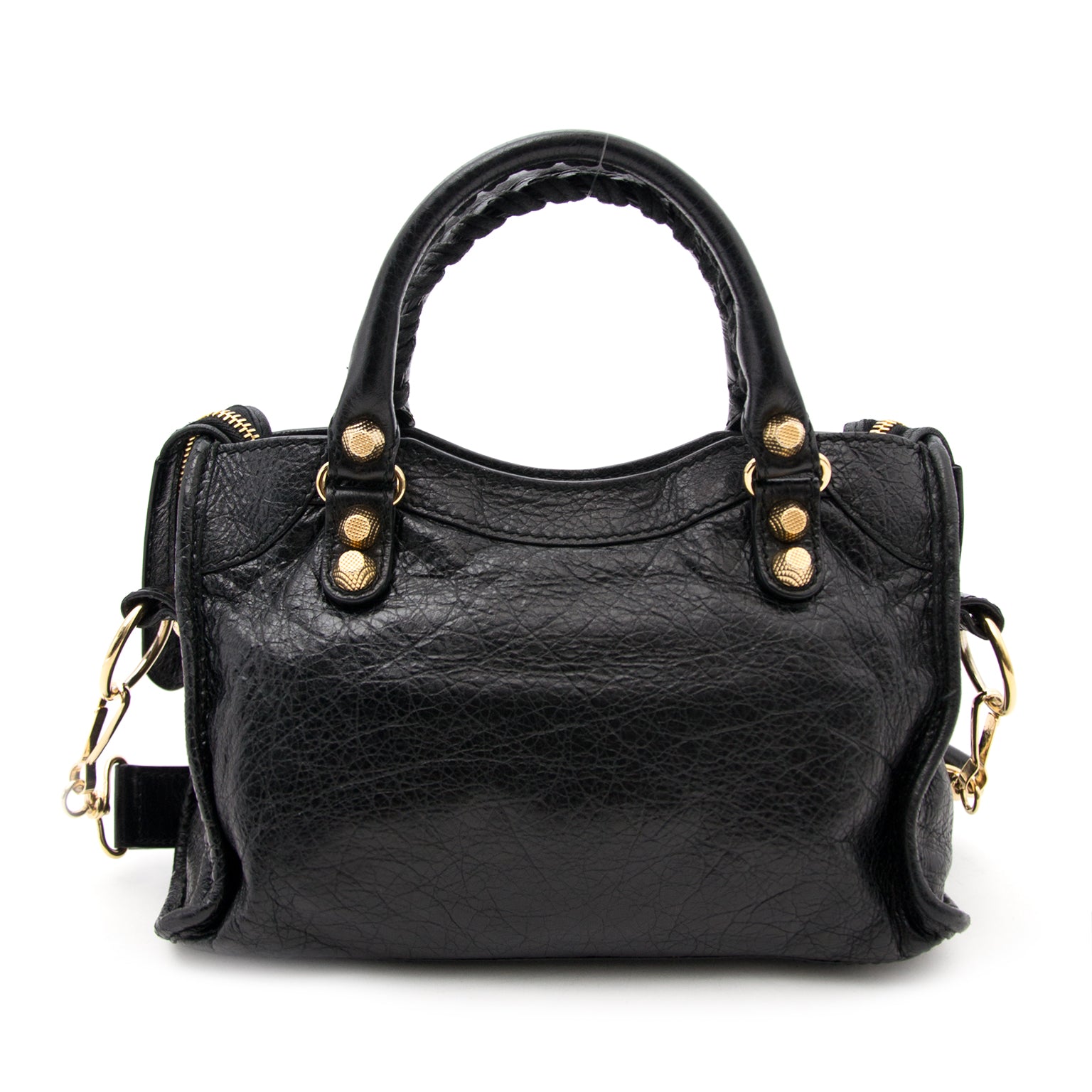Balenciaga Black Giant 12 Mini City Leather Tote – Labellov