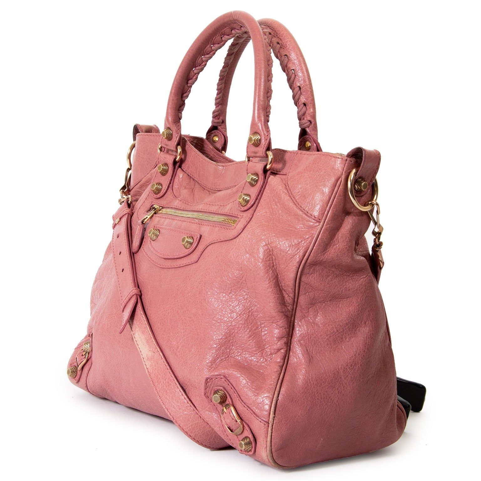 Balenciaga Rose Velo Bag for sale online at Labellov secondhand luxury