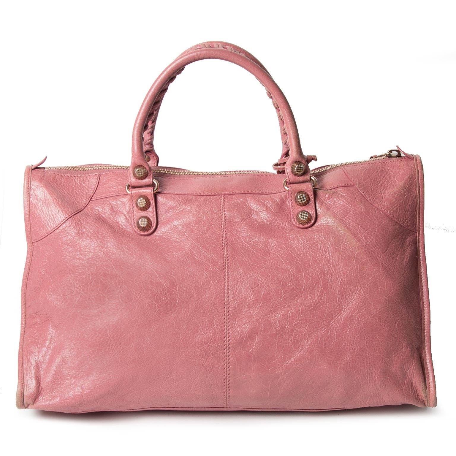 buy Balenciaga Pink Work Bag at labellov for the best price