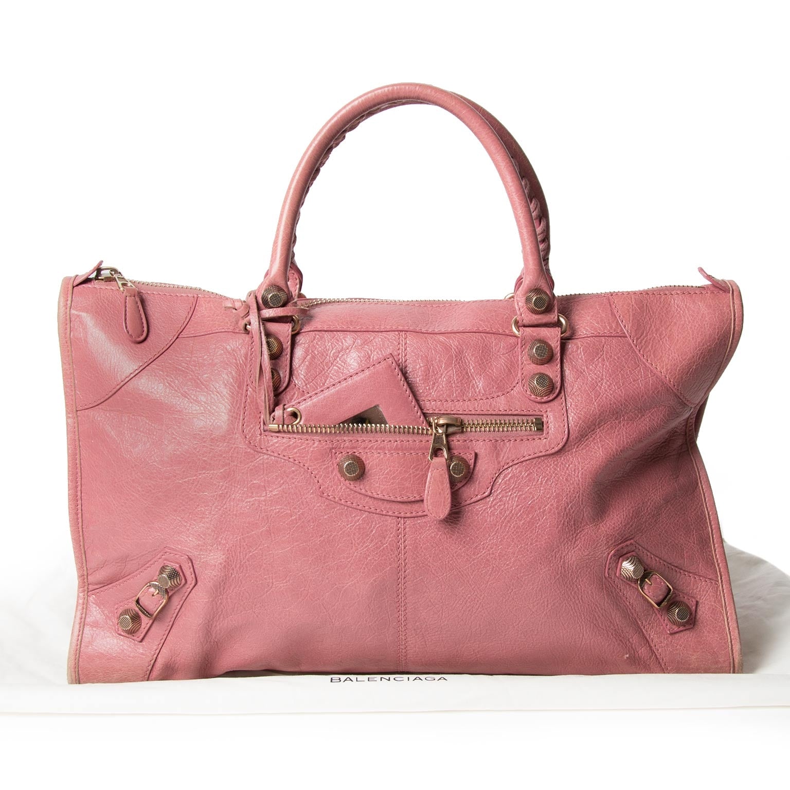 achetez Balenciaga Pink Work Bag et payez secure on ligne